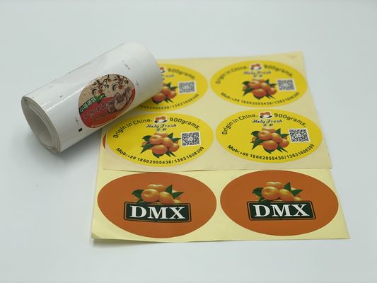 Impression d'étiquettes d'emballage flexographique Impression d'autocollants de logo CMJN