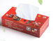 La boîte faite sur commande de papier d'impression de boîte de tissu de PMS 300 grammes a réutilisé le rouge