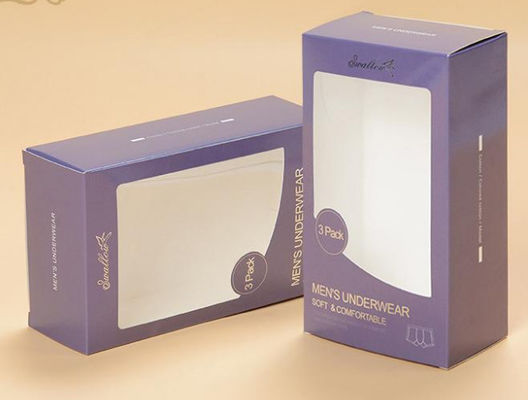 le produit imprimé fait sur commande de 300gsm CCNB enferme dans une boîte jetable fait main recyclable